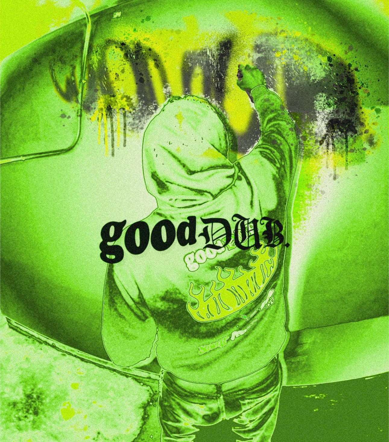 "good dub. Green" Sound Design Club T-shirt