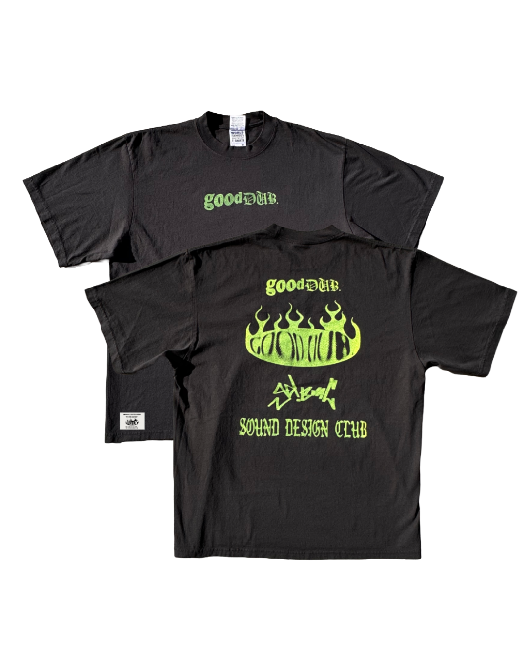 "good dub. Green" Sound Design Club T-shirt